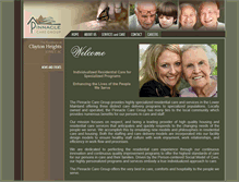 Tablet Screenshot of pinnaclecaregroup.com